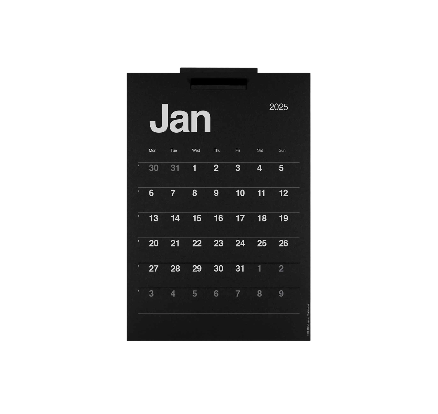 Image of a Wall Set Black